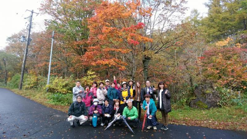 秘湯幕川温泉の紅葉