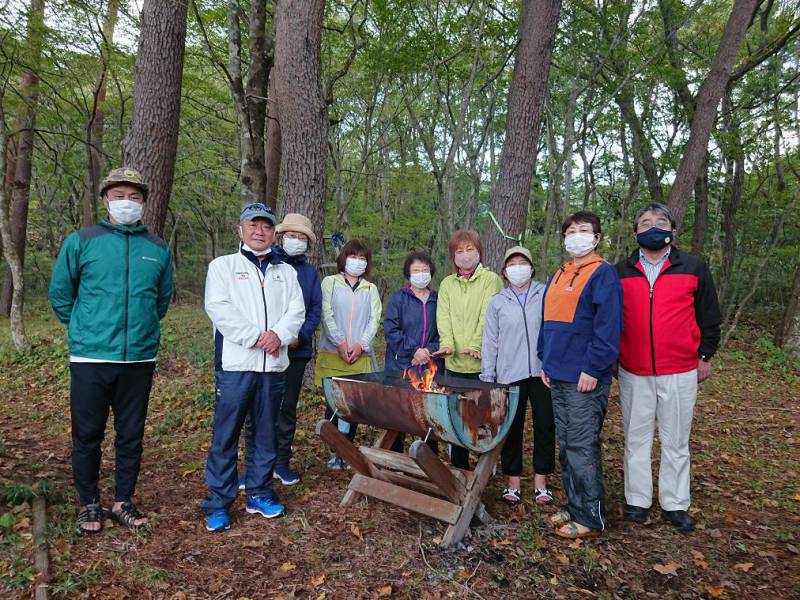 たき火を囲んでんのサップ談義