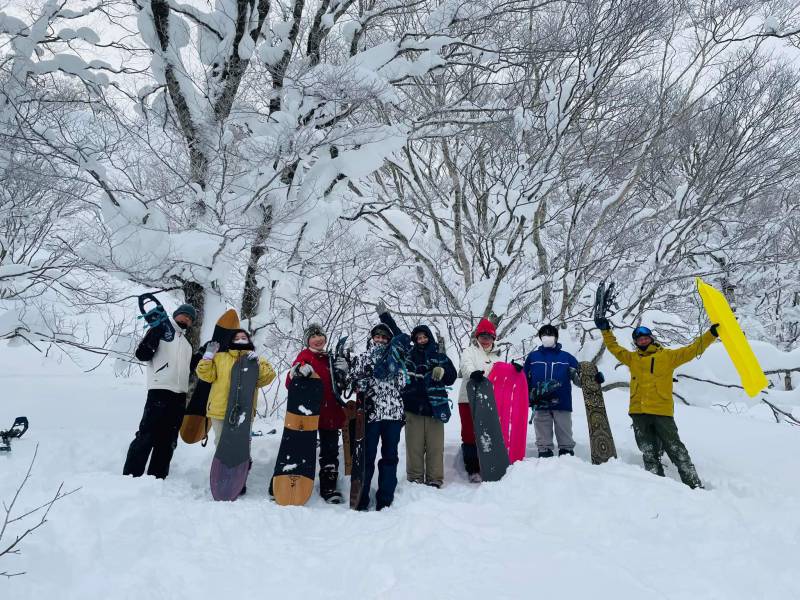 雪遊び体験(雪板・スノーシュー)