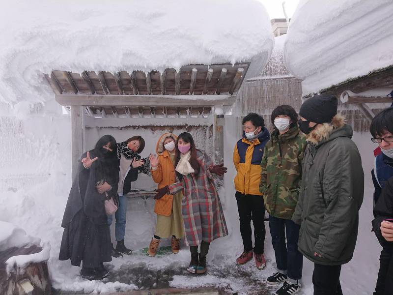 土湯峠相模屋旅館源泉見学