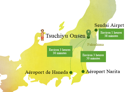 Access to Tsuchiyu Onsen