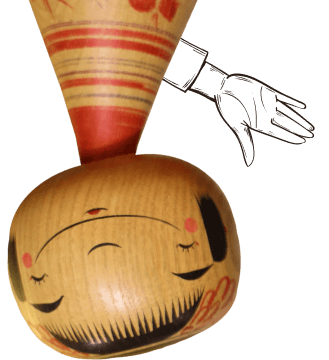 Kokeshi Waving